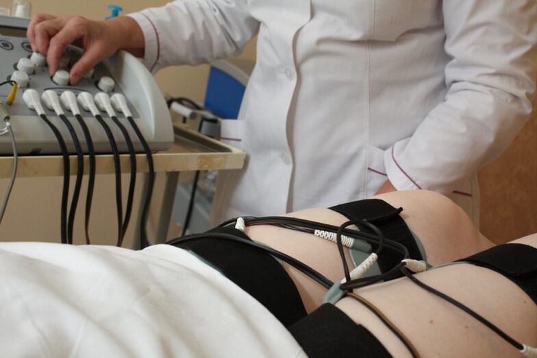Electromostimulation as a method of treating prostatitis