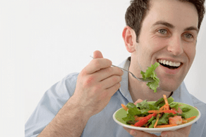 eat vegetable salad during the treatment of prostatitis