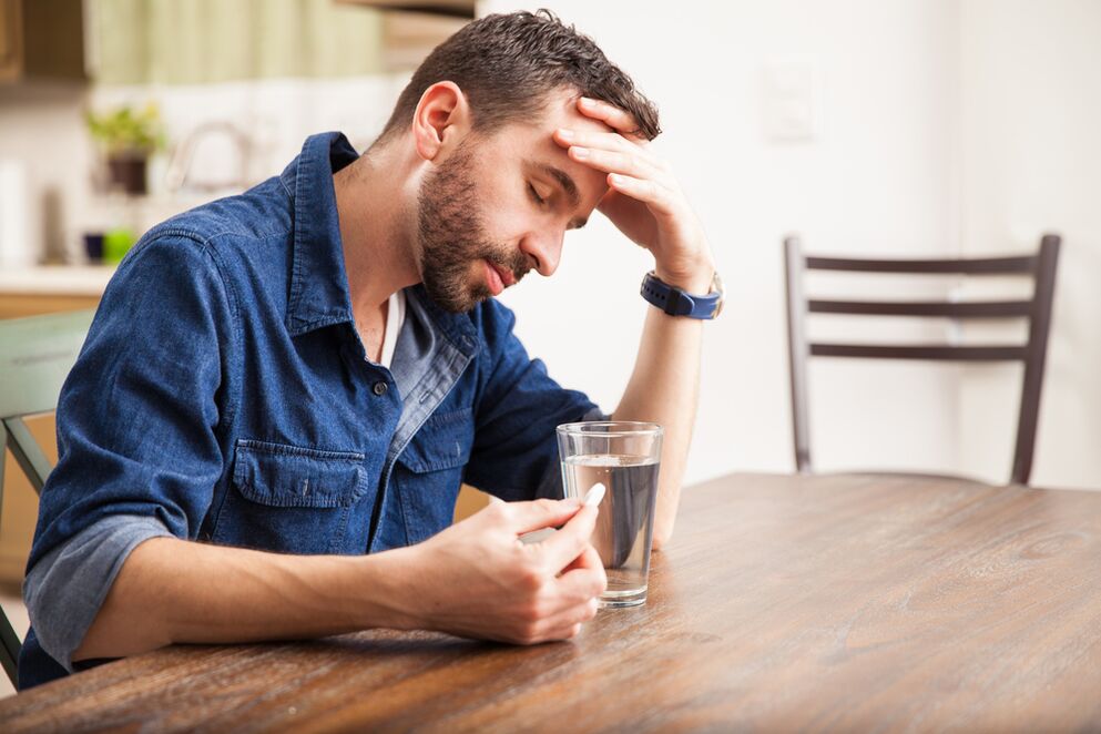 Anti -inflammatory and non -steroidal drugs for the treatment of prostatitis in a man